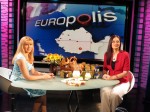 Nicoleta Epure Si Cecilia Caragea, La Filmarea Emisiunii Europolis Despre Arta De A Trai Sanatos 03